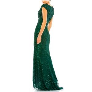 Emerald green dress